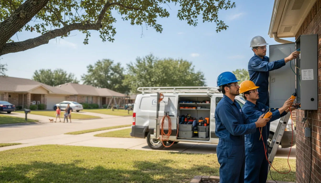 Certified electrician providing emergency electrical services in Castleton, IL
